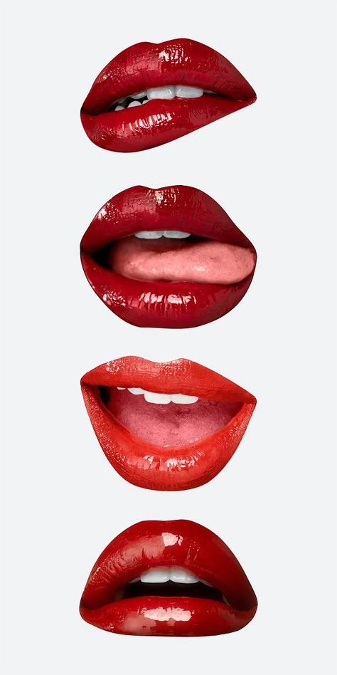 Red lips expression stickers vector Valentine’s day theme collection | free image by rawpixel.com / Maewh Lip Graphic Design, Lip Gloss Marketing Ideas, Lip Collage, Lips Graphic Design, Lip Images, Lips Expression, Lips Collage, Lip Stickers, Lips Vector