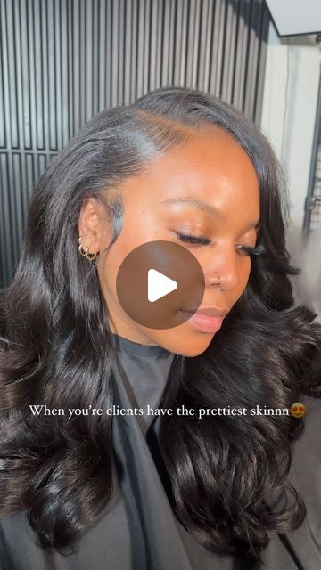 Glam U Hair Studio on Instagram: "Clear Skin makes the install hit better 😍 I need my client to share her skin care routine lol . All this natural beauty .   Traditional Side Part Sew In with layers & curls   Book your appointment TODAY  Bundle & Install packages available" Side Part With Layered Curls, Traditional Sew In Side Part, Side Part Sew In Straight Layers, Side Part Traditional Sew In With Curls, Deep Side Part With Layers Black Women, Side Part Sew In With Layers, Side Part Traditional Sew In, Jet Black Side Part Sew In, Layered Curls