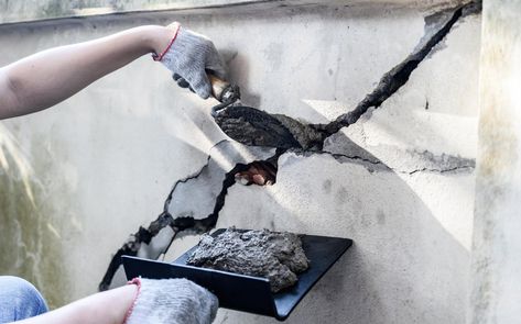 Are you dealing with foundation cracks in your Norman, OK, home? Here's a guide on methods for foundation repair and reclaiming your home's structural integrity. #foundationrepair How To Repair Crumbling Concrete Walls, How To Fix Basement Wall Cracks, How To Fix Cracked Drywall, How To Repair Holes In Drywall, How To Fix Cracks In Drywall, Foundation Repair, Warning Signs, Foundation, Repair