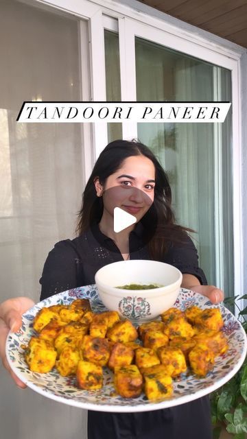 Disha Nayak on Instagram: "Tandoori Paneer 🔥 Full Recipe 👇

Tandoori paneer is so delicious and easy to make with @royal_mahout paneer! It’s a healthy and delicious dish that’s always a family favorite 🤩 

What’s your go-to paneer dish?

Full recipe:
 - cut your paneer into small cube size pieces
 - Marinate it with 1sp red chilli powder, 1tsp turmeric, 1sp coriander powder, 2sp fenugreek leaves, 2 big spoons garam Masala, salt to taste and 1 big spoon yogurt
- then toss them into the air fryer for 5-8min
- Finally enjoy!

#saypaneer #royalmahoutpartner 

#recipe #homemade #food #healthy #reels #foodie #easyrecipe #dinnerideas #cooking #foodinstagram #foodinspo" Paneer In Air Fryer, Paneer Tandoori Recipe, Paneer Dish, Tandoori Recipes, Tandoori Paneer, Paneer Dishes, Red Chilli Powder, Big Spoon, Fenugreek Leaves