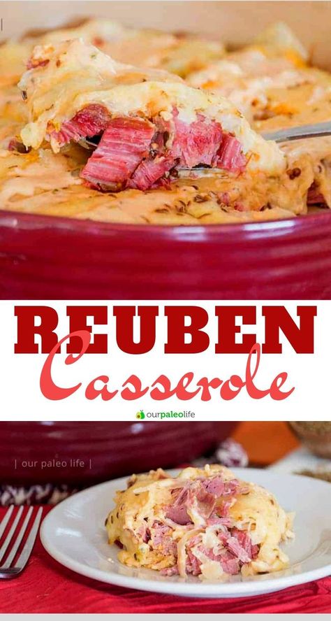 Keto Thousand Island Dressing, Swiss Cheese Sauce, Corned Beef Recipes Crock Pot, Corned Beef Leftovers, Reuben Casserole, Best Paleo Recipes, Healthy Beef Recipes, Corned Beef Brisket, Paleo Dishes