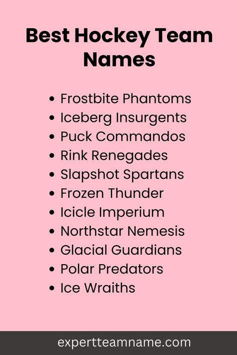 Choosing the right name for your hockey team is more than just a fun exercise—it’s a crucial part of your team’s identity and branding. A great team name can boost team spirit, attract fans, and create a lasting impression. But with so many options, where do you start? Netball Team Names, Hockey Team Names, Fantasy Hockey, Football Team Names, Hockey Humor, Aesthetic Names, Hometown Pride, Cycling Team, National Symbols