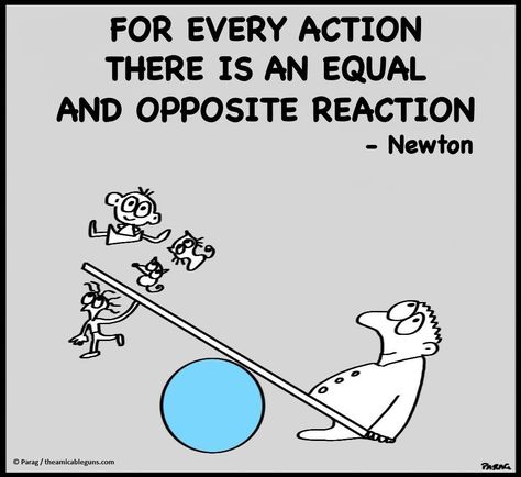 Newton’s third law. Everything you do has an impact on others. Physics Laws, Newton's Third Law, Newtons Laws, Law Quotes, Love Thy Neighbor, I Support You, Love And Forgiveness, Physicists, Physical Science