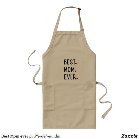 Best Mom ever Long Apron Motivational Scriptures, Funny Aprons, Bbq Gifts, Grill Apron, An Apron, Bbq Apron, Custom Aprons, Aprons For Men, Grill Master