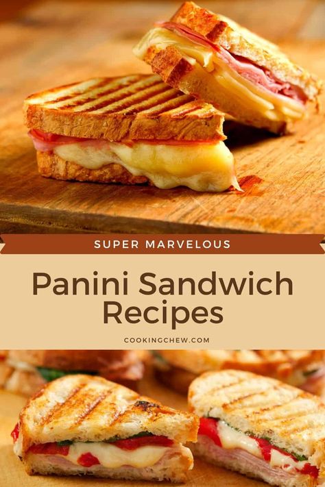 Are you wondering what panini recipe to make? We have here 21 super marvelous and time-friendly panini sandwich recipes you can recreate at home! They’re easy to make too, so better try them now. Panini Sandwich Recipes, Turkey Panini Recipes, Best Panini Recipes, Panini Press Recipes, Sandwich Recipes Panini, Turkey Panini, Sandwich Maker Recipes, Cheese Panini, Panini Recipe