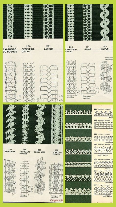 Crochet Lace Ribbon Pattern Free, Crochet Lace Ribbon, Crochet Lace Patterns, Doily Diagram, Crochet Diagrams, Sewing Jewelry, Crochet Doily Diagram, Crochet Border, Crochet Lace Edging