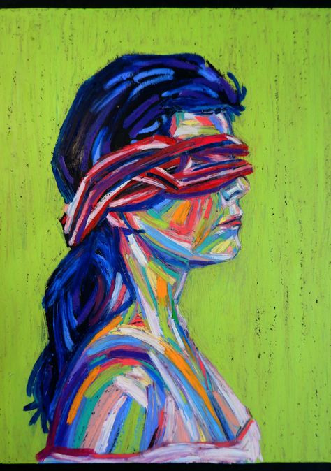 Oil Pastel Art People, Silenced Art, Oil Pastel Artwork, Artwork Portrait, Oil Pastels Painting, Pastel Poster, Do I Wanna Know, Women Painting, Oil Pastel Art