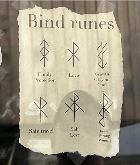 Sigil For Wish Come True, Rune For Self Love, Protection Runes Witchcraft, Bind Runes Symbols, Nordic Witchcraft, Witch Sigils, Norse Witchcraft, Runes Meaning, Viking Tattoo Symbol