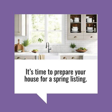 It’s Time To Prepare Your House for a Spring Listing If you're thinking of selling your house this spring, now is the perfect time to start getting it ready. Declutter and Organize First impressions matter, and if your house is a mess, that can easily turn off potential buyers. According to Moving.com: “Decluttering and organizing your space will go a long way in appealing to potential buyers. . . .decluttering will help the buyers see themselves living in your home. Less clutter inside a ... House Is A Mess, Decluttering And Organizing, Declutter And Organize, Real Estate Education, Organize Declutter, Selling Your House, Real Estate Tips, Home Ownership, First Impressions