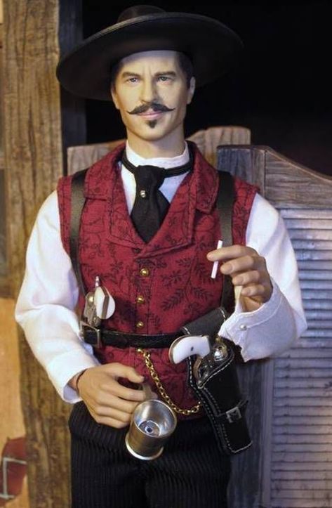 Doc Holliday Costume, Doc Holiday Costume, Doc Holliday Wallpaper, American Spaghetti, Doc Holliday Wynonna Earp, Doc Holliday Tombstone, Celebrity Barbie, Banana Cookie, Celebrity Barbie Dolls