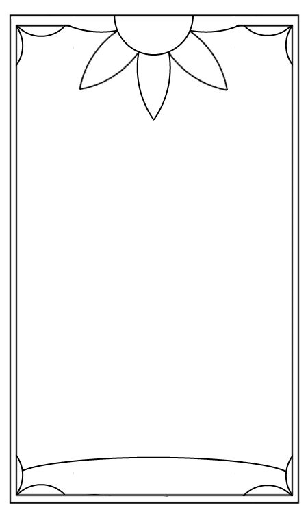 Blank Tarot Card Template, Tarot Card Outline, Tarot Card Template, Witchy Doodles, Card Borders, Card Border, Vinyl Projects Silhouette, Witch Things, Tarot Card Tattoo