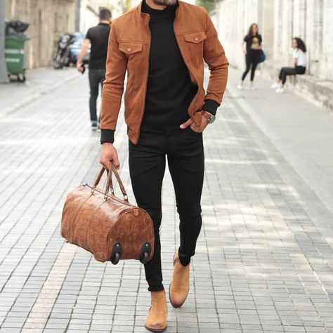 How to Wear Chelsea Boots - The Ultimate Guide! | Outsons | Men's Fashion Tips And Style Guide For 2020 Brown Chelsea Boots Men Outfit, Brown Chelsea Boots Outfit, Brown Pants Men, Tan Chelsea Boots, Guerriero Samurai, Chelsea Boots Men Outfit, Chelsea Boots Outfit, Boots Men Outfit, Boots Outfit Men