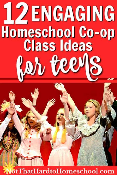 Are you looking for some unique and engaging homeschool co-op class ideas that will interest your high school students? Check out this list! Homeschool Ideas Highschool, Middle School Co Op Class Ideas, Homeschool Group Activity Ideas, Homeschool Class Ideas, Enrichment Class Ideas, Homeschool Coop Ideas, High School Group Activities, Co Op Class Ideas Homeschool Middle School, Homeschool Group Ideas