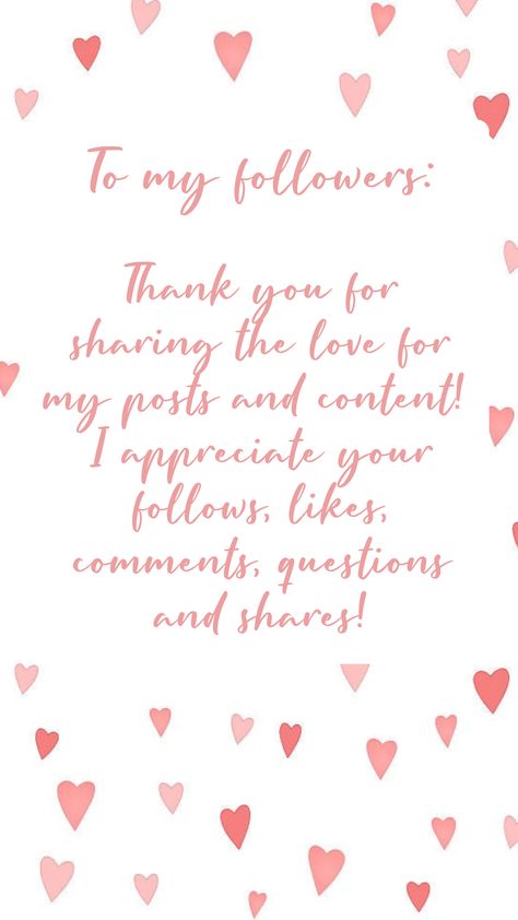 To my followers: I couldn't think of a better day to say a big THANK YOU for sharing the love for my posts and content. I really appreciate your support in the form of follows, likes, comments, questions and shares! I Love My Followers, Thank You For Supporting Me, 5k Followers Thank You Instagram, Baby Scrapbook Album, Thank You For Support, My Followers, I Really Appreciate, Morning Tea, Appreciation Post