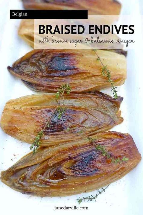 Waterzooi Recipe, Endive Appetizers, Endive Recipes, Belgian Endive, Endive Salad, Belgian Food, Stew Chicken Recipe, Vegetarian Side Dishes, Side Dish Recipes Easy