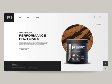 P1 Proteins UI Design by Mustafa Akülker for Marka Works Branding Agency on Dribbble Brand Essence, Ui Website, Mobile Application Design, Brand Website, Application Design, Organic Plants, Mobile App Design, Branding Agency, Website Branding