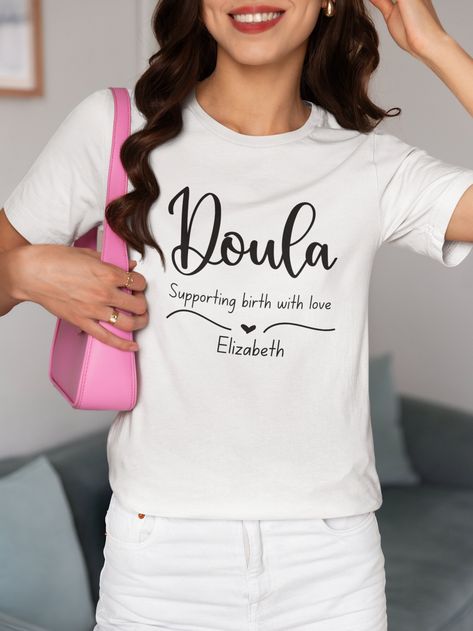 Doula Shirt, Gift For Midwife, Doula Gifts, Coach Shirt, Midwife Gift, Delivery Nurse, Coach Shirts, Nurse Appreciation Gifts, Labor And Delivery