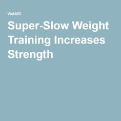 Super-Slow Weight Training Increases Strength Connective Tissue Disorder, Weight Routine, Exercise Benefits, Weight Training Programs, Weight Training Workouts, Connective Tissue, Heavy Weights, Benefits Of Exercise, Slow Burn