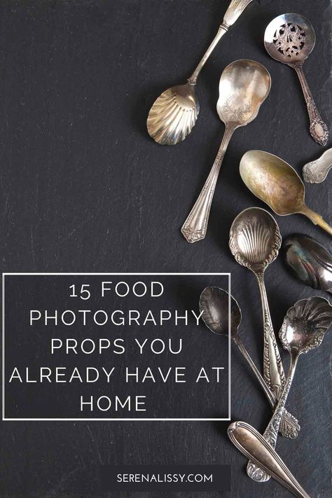 15 Food Photography Props You Probably Have at Home - Serena Lissy Food Photography Props Ideas, Food Photography Ideas At Home, Profesional Photography, Food Staging, Prop Idea, Tabletop Photography, Creative Photography Logo, Food Photography Studio, Food Photography Dessert