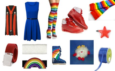 Rainbow Brite Costume | Carbon Costume | DIY Dress-Up Guides for Cosplay & Halloween Rainbow Bright Costumes, King Of Shadows, 80s Cartoon Costumes, Rainbow Brite Costume, Evil King, Halloween Tutu, Cartoon Costumes, 80s Theme, Homemade Costumes