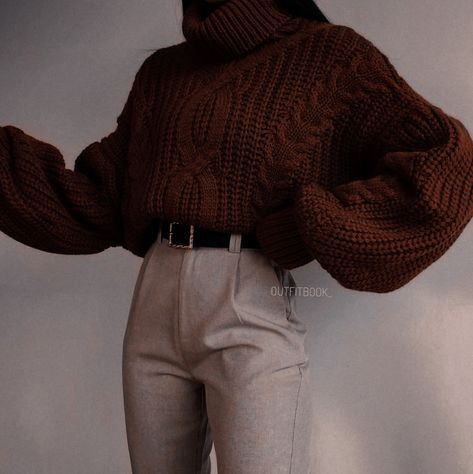 Cozy Winter Outfits Aesthetic, Character Outfit Inspiration, Outfit Formal Mujer, Casual Fashion Style, Baggy Sweatshirt, Cosy Outfit, Turtleneck Outfit, Best Winter Outfits, Artist Fashion