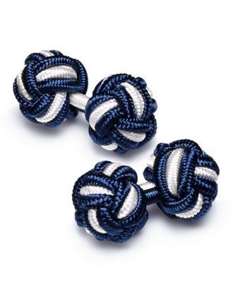 Navy and white knot cufflinks Knot Cufflinks, Charles Tyrwhitt, Tie Clips, Cufflinks Men, Cuff Links, Shirt Accessories, Rope Bracelet, Timeless Style, Navy And White