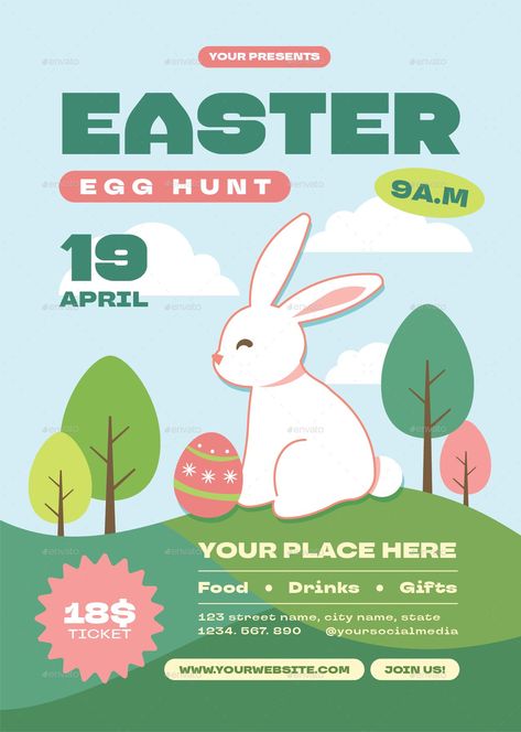 Easter Egg Hunt Flyer Easter Egg Hunt Flyer, Egg Easter, Art Animals, Easter Egg Hunt, Egg Hunt, Easter Egg, Easter Eggs, Graphic Art, Egg