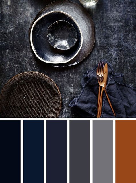 Copper Color Palette, Copper Colour Palette, Mint Color Palettes, Color Schemes Colour Palettes, Grey Color Scheme, Bedroom Color Schemes, Design Seeds, Color Palette Design, Decor Minimalist