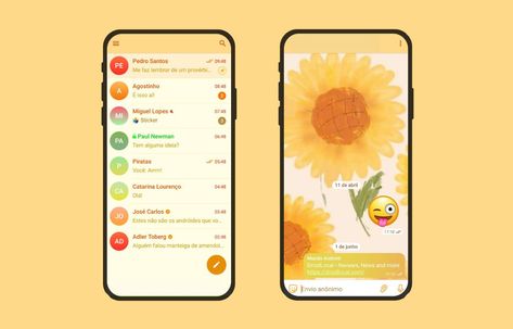 Enhance your Telegram experience with the Sunflower Theme. Download now and enjoy a delightful canine-inspired look for your messaging app. #Themes #Telegram Telegram Chat Theme, Telegram Themes, App Themes, Telegram Theme, Sunflower Theme, The Sunflower, Paul Newman, Messaging App, Color Theme