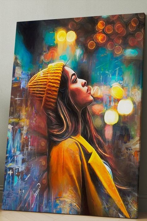 Wall Painting Portrait, Acrylic Painting Abstract Portrait, Painting Ideas Portrait Abstract, Acrylic Portraits Abstract, Celebrity Canvas Painting, Canvas Painting Ideas Portrait, Large Portrait Painting, Portrait Background Ideas Painting, Acrylic Painting Face Easy