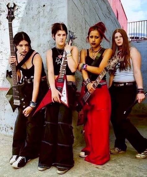 Kittie Band, Metallica Concert, Female Rock Stars, Metal Outfit, 1980’s Fashion, Goth Baby, Band Outfits, Rocker Chick, Metal Fashion