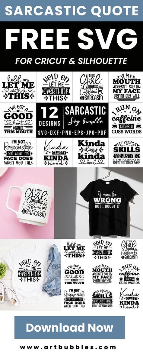 Free Svg Files For Cricut Bundle Cricut, Sarcastic Svg Files Free, Crichton Tshirt Ideas, Free Decals Downloads, Free Svg Tshirt Designs, T Shirt Design Svg Free, Sarcasm Svg Free, Svg Files For Tshirts, Funny Quotes Svg Free