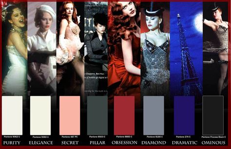 Mulan Rouge, Moulin Rouge Movie, Movie Color Palette, Lady Susan, Elephant Colour, Kids Shower Curtain, Cinema Colours, Dress Up Boxes, Poetry Reading