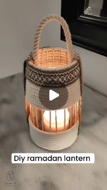 Diy Lantern, Homemade Art, Diy Lanterns, Instagram Diy, April 4, Create And Craft, Fairy House, Glass Jar, Diy Inspiration