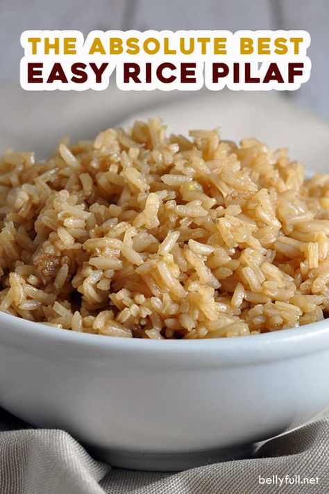 Creamy Rice Pilaf, Beef Pilaf Rice Recipe, Beef Flavored Rice Recipes, Beef Rice Pilaf Recipe, Beef Rice Pilaf, How To Flavor White Rice, Beef Consomme Rice Recipe, Beef Consomme Rice, Beef Flavored Rice