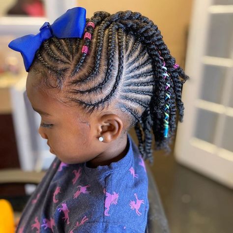 Natural Hair Kids on Instagram: “So cute ••••••••••••••••••••••••••••••••••••••••• 🤔Need a satin-Lined winter hat to protect your hair in the cold? Click the link in our…” Style With Natural Hair, Cornrows For Kids, Kids Cornrow Hairstyles, Toddler Braided Hairstyles, Kids Style Hair, Natural Braided Hairstyles, Cute Natural Hairstyles, Lil Girl Hairstyles, Twisted Hair