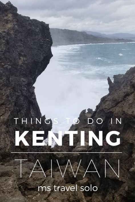 Kenting has beautiful natural scenery and many outdoor activities (surfing, swimming, kayaking, etc). And not to mention waterfalls and hot springs. Check out my solo travel guide to Kenting, Taiwan. Also, share it and pin it! #kenting #kentingnationalpark #thingstodoinkenting #mstravelsolo Kenting Taiwan, Beautiful Natural Scenery, Solo Hiking, Kenting, Things To Do Alone, Hiking Guide, Minimalist Travel, Sustainable Travel, Solo Female Travel