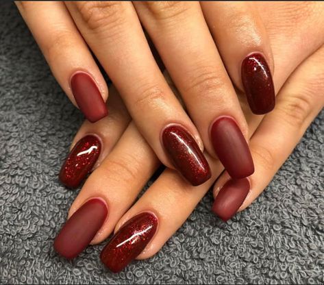 Nails 2022 Red, Nails Cherry Red, Nails Cherry, Matt Nails, Nails 2022, Matte Nails, Cherry Red, Red Nails, Cherry