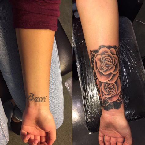 Cover up tattoo Cover Up Tattoo Ideas Wrist, Wrist Name Coverup Tattoos, Name Tattoo Cover Up Ideas For Women, Cover Up Ideas, Name Tattoo Cover Up Ideas, Cover Up Wrist Tattoos For Women, Wrist Tattoos For Women Cover Up, Inner Wrist Tattoos For Women Cover Up, Cover Up Tattoo Ideas Female