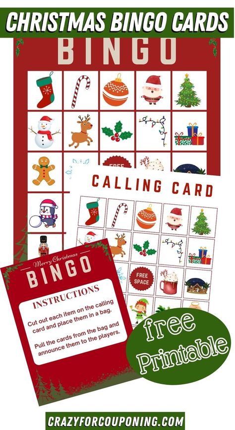 Bingo Printable Free, Holiday Bingo Cards, Printable Christmas Bingo Cards, Ladies Christmas Party, Free Christmas Games, Christmas Bingo Printable, Holiday Bingo, Christmas Bingo Game, Christmas Bingo Cards