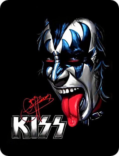 Rock Band Album Covers Wallpaper, Classic Rock Aesthetic Wallpaper, Heavy Metal Bands Wallpaper, Kiss Rock Band Wallpaper, Heavy Metal Bands Art, Kiss Band Posters Vintage, Rock Band Posters Heavy Metal, Creepy Clown Pictures, Band Kiss