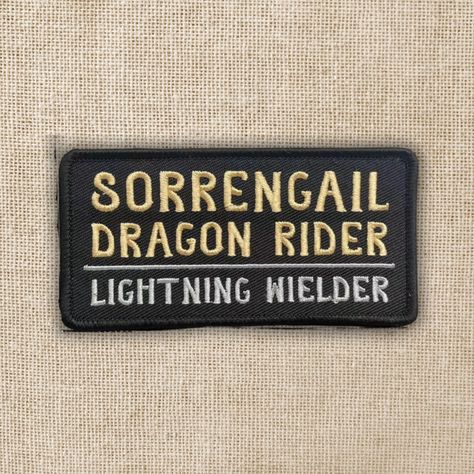 Violet Sorrengail Dragon Rider Embroidered Patch - Fourth Wing | KoT – Kingdom of Threads Violet Sorrengail, Rebecca Yarros, Nerd Problems, Fourth Wing, Character Trait, Dragon Rider, Name Patches, Book Nerd Problems, Book Posters