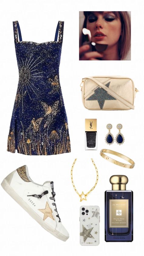 #outfitinspo #beauty #preppy #taylorswift #midnights Eras Tour Outfit Ideas Midnights, Midnights Era Outfits, Midnights Outfit Ideas, Eras Tour Outfits Midnights, Midnights Taylor Swift Outfit, The Eras Tour Outfit Idea, Midnights Outfit, The Eras Tour Outfit, Dj Clothes