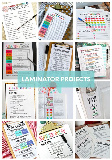 Laminate Crafts Projects, Laminator Crafts For Kids, Laminator Ideas, Lamination Ideas, Laminator Projects, Laminating Projects, Laminate Ideas, My Lamination, Laminating Ideas