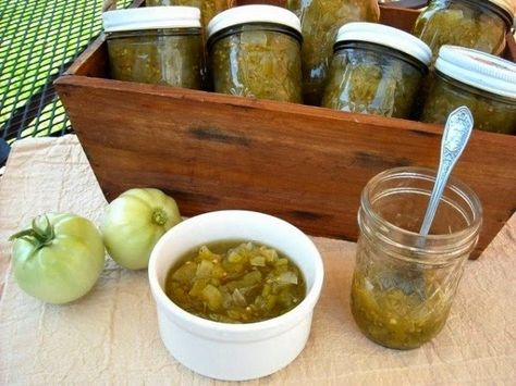 Green Tomato Relish Green Tomatoes Relish, Southern Chow Chow, Tomato Chow Chow, Chow Chow Relish, Green Tomato Relish, Summer Suppers, Chayote Recipes, Country Food, Tomato Relish