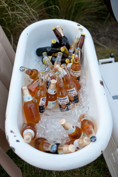 old clawfoot tub Beer Tub, Old Bathtub, Borrego Springs, Beer Cooler, Cold Beer, Pale Ale, Outdoor Party, Party Drinks, Ipa