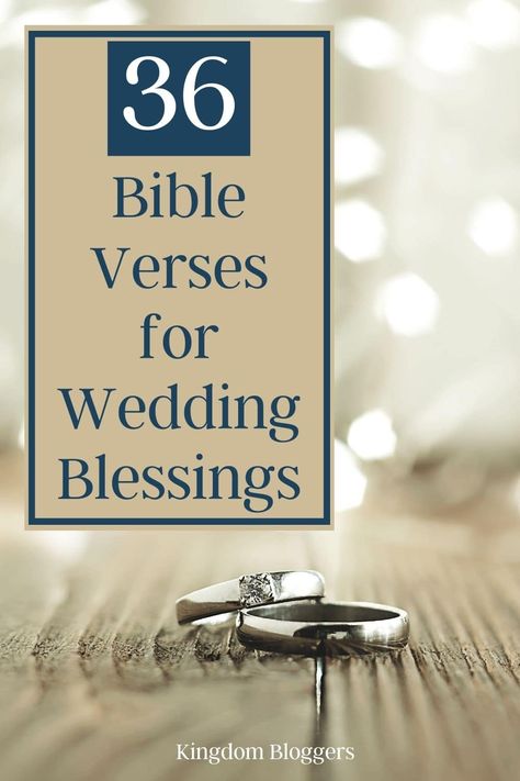 Do you have a loved one getting married soon? Here are 36 Bible Verses for Wedding Blessings to pray over them! Prayers For Wedding Couple, Biblical Wedding Quotes, Wedding Bible Verses Marriage, Verses For Wedding, Bible Verse For Daughter, Wedding Bible Quotes, Bible Verse Wedding, Wedding Scripture, Wedding Bible Verses