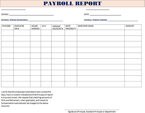 Free 10 Payroll Report Templates - Publisher Flyer Templates Payroll Template Free, Small Business Expenses, Payroll Template, Payroll Accounting, Business Bookkeeping, Introduction Letter, Business Expenses, Office Tools, Small Business Bookkeeping