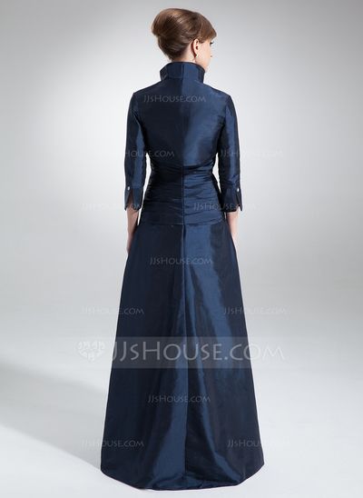 A-Line/Princess V-neck Floor-Length Taffeta Mother of the Bride Dress With Ruffle Beading (008006199) Glamorous Formal V-neck Mother Of The Bride Dress, Elegant V-neck Maxi Dress For Mother Of The Bride, Blue Floor-length Dress For Mother Of The Bride, Elegant Blue A-line Mother Of The Bride Dress, Blue V-neck Mother Of The Bride Evening Dress, Brides Mom Dress, Ruffle Beading, Mother Of The Bride Outfit, Mother Of Groom Dresses