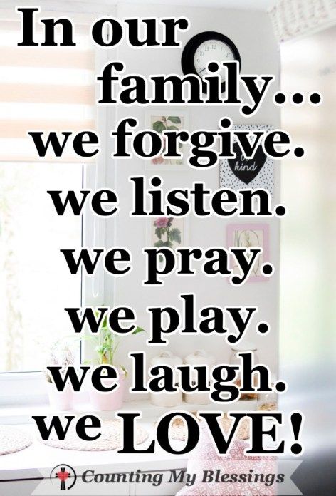 Family - it's where we let our hair down and fail to be on our best behavior. We need help. This will help you live, love, and strengthen your family. #Family #Love #Blessed Love Family Quotes Blessed, Family Quotes Blessed, Genealogy Quotes, God's Family, Family Priorities, Counting My Blessings, Praying For Your Family, Complete Family, Church Family